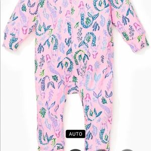 NWT Lilly Pulitzer Joss Baby Set Pink Blossom Girls Night Out 3-6 months
